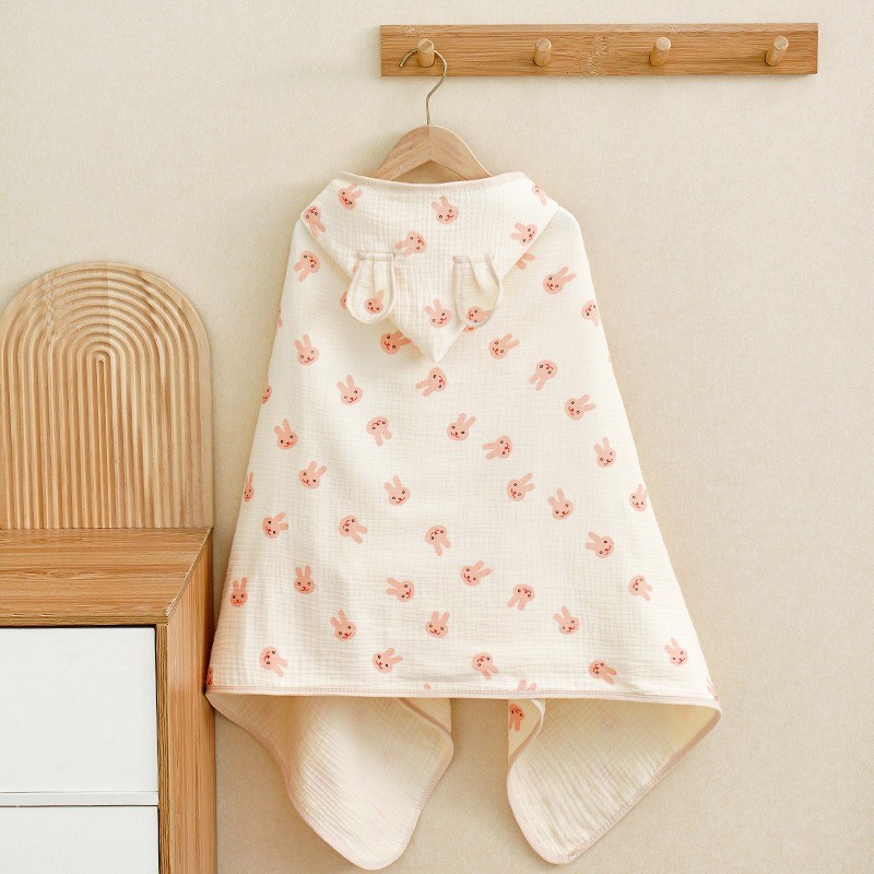 Hooded Baby Towel Manufacturer - OEM Soft Absorbent Receiving Blanket