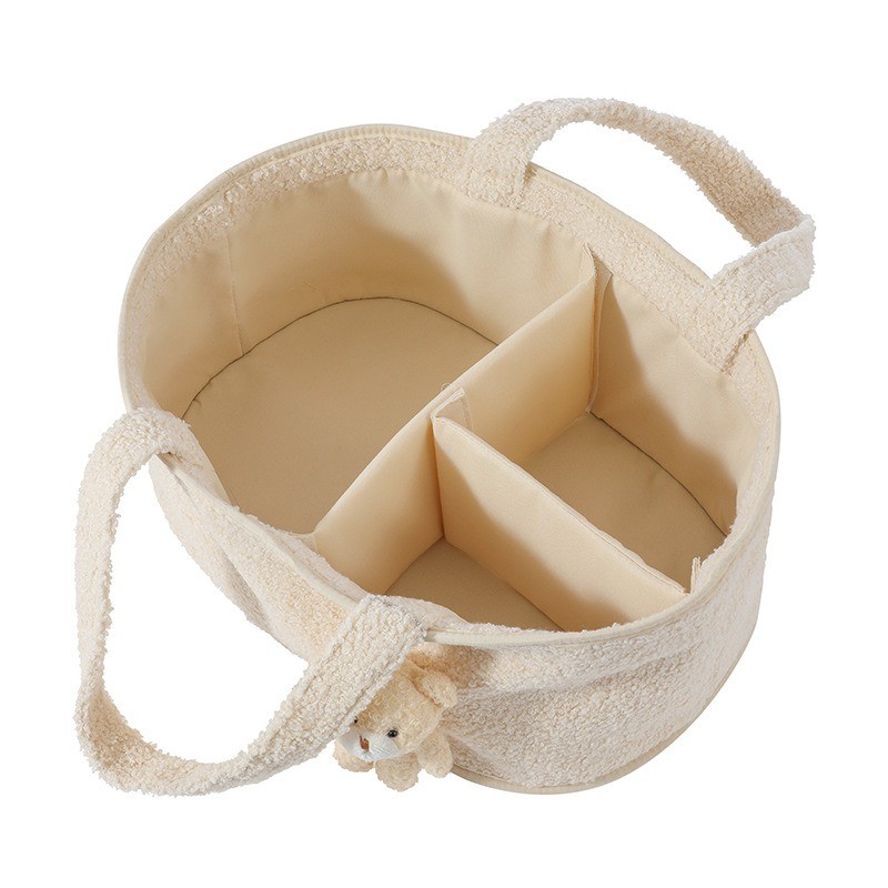 Portable Diaper Caddy Supplier - OEM Nursery Storage Basket Organizer