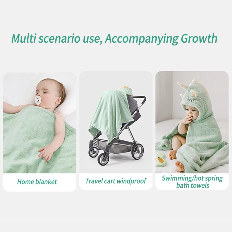 Plush Baby Poncho Factory - OEM Animal Shape Hooded Bath Towel