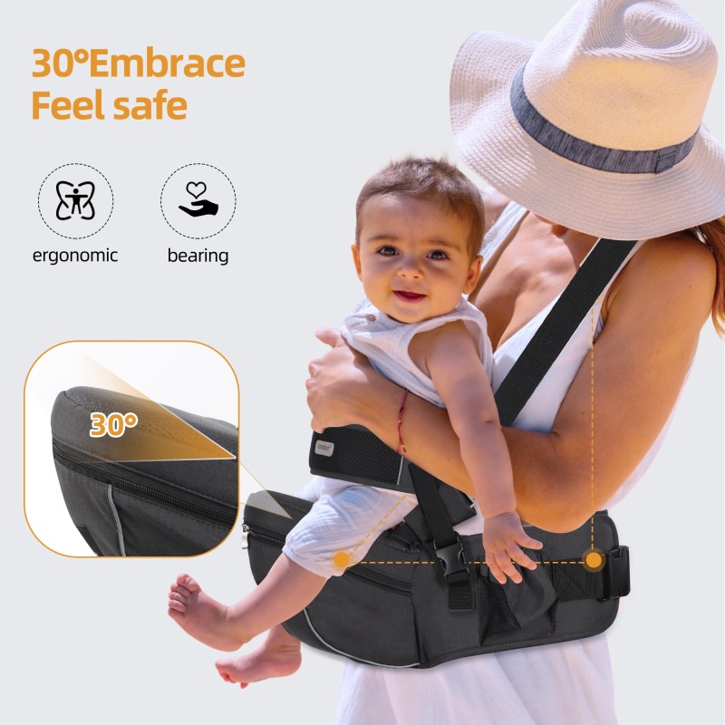 Baby Waist Stool Manufacturer - OEM Adjustable Strap Buckle Carrier