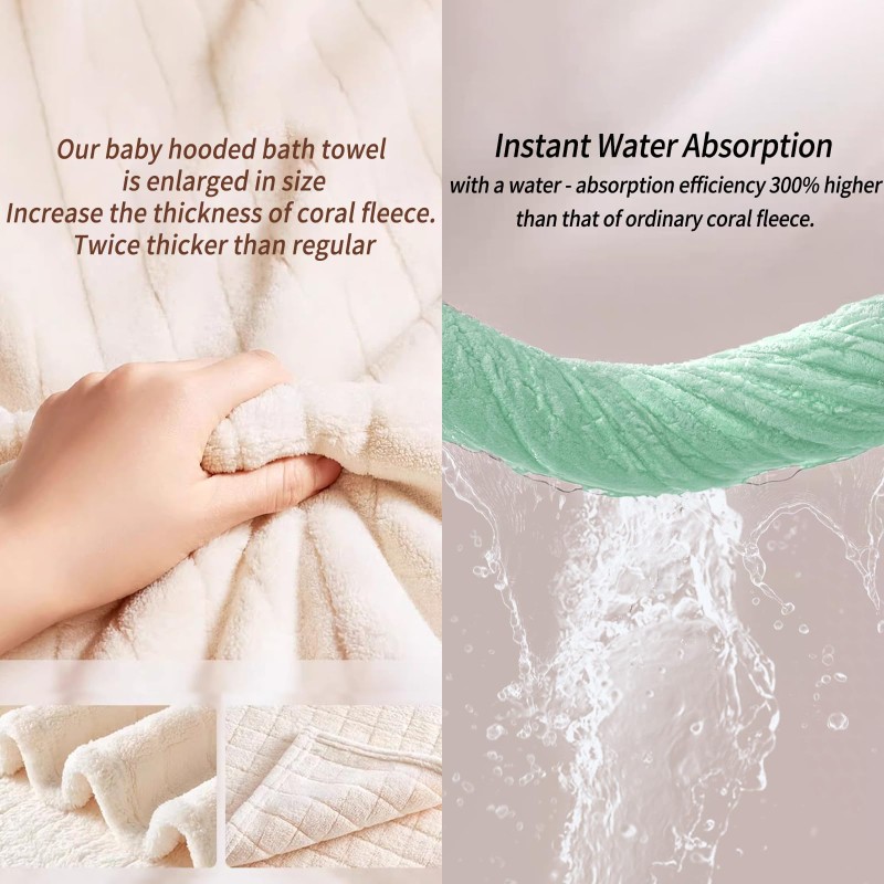 Plush Baby Poncho Factory - OEM Animal Shape Hooded Bath Towel