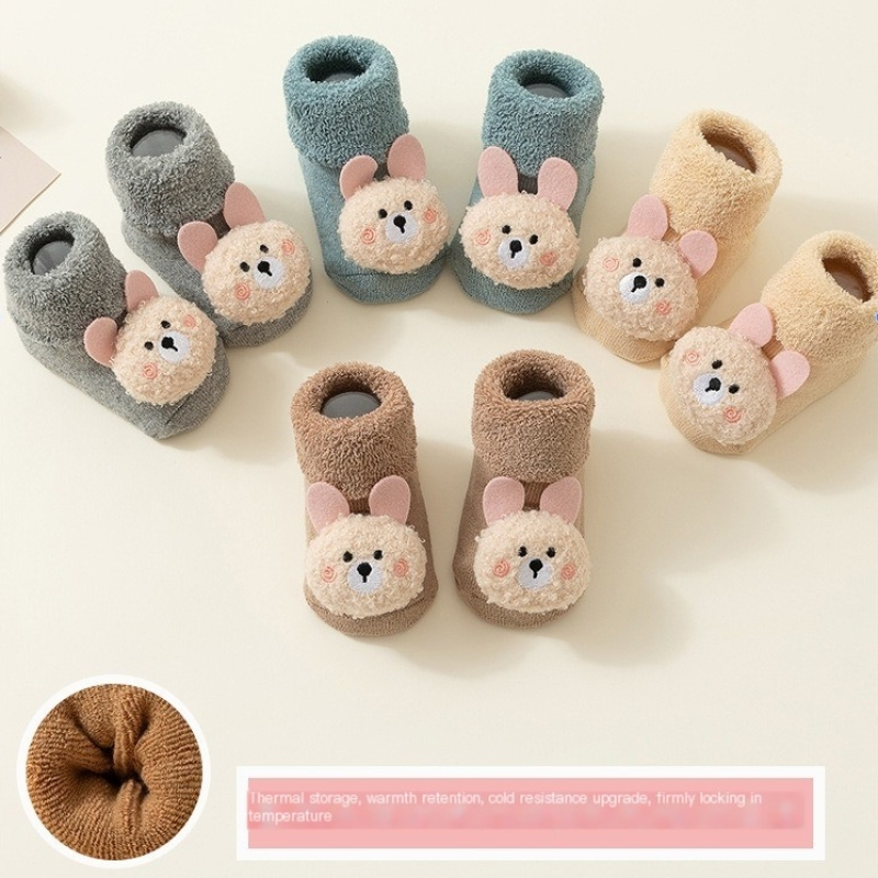 Baby Crew Socks Manufacturer - Bulk Non Slip Warm Combed Cotton Socks