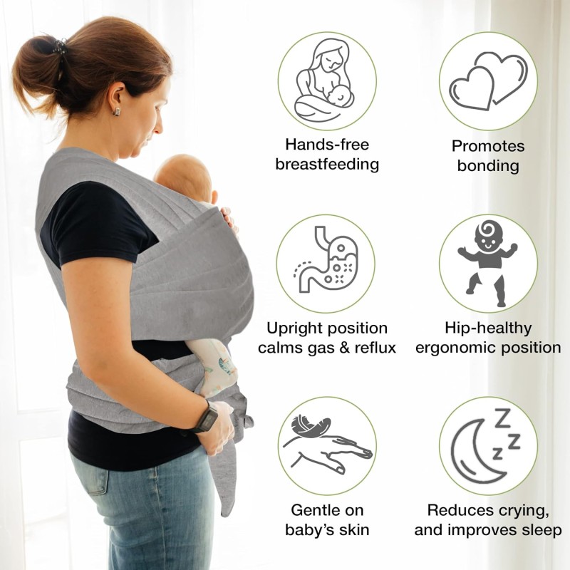 Baby Wrap Sling Supplier - OEM Stretch Fabric Hands Free Carrier