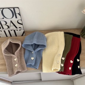 Baby Winter Hood Scarf Supplier - OEM Knit Windproof Ear Protection