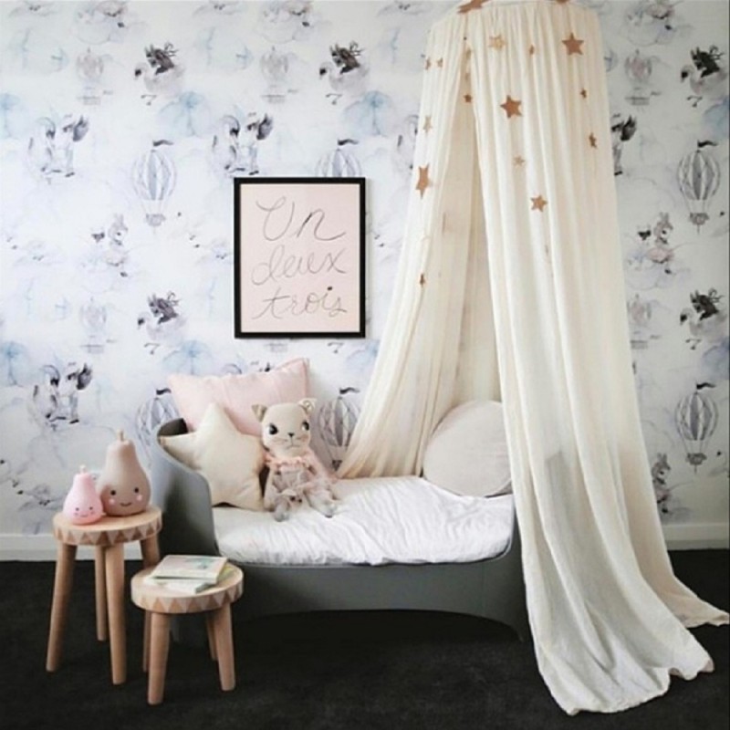 Kids Bed Canopy Supplier - OEM Decorative Window Curtains Castle