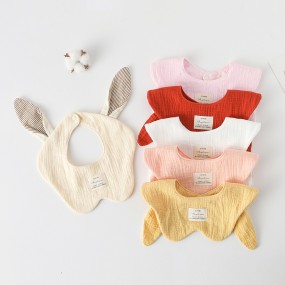 Baby Cotton Bibs Supplier - OEM Soft Absorbent 6-Layers Unisex