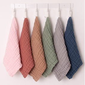 Newborn Washcloth Factory - OEM Muslin Burp Cloths Multi-Purpose