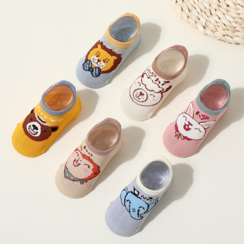 Baby Grip Socks Factory - Bulk Cartoon Floor Non Slip Ankle Socks