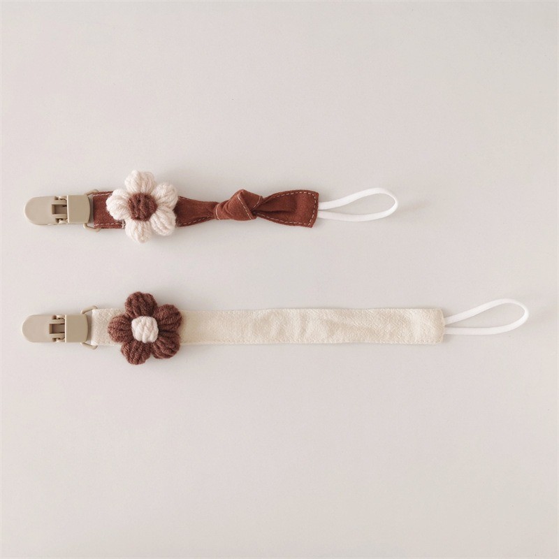 Baby Pacifier Rope Factory - OEM Flower Paci Clip Teething Gum