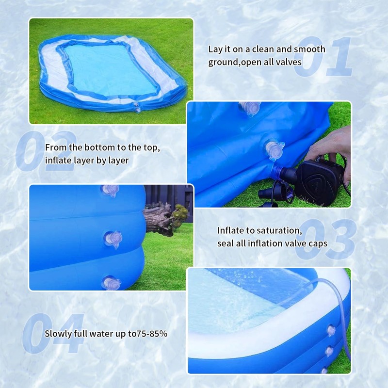 Inflatable Swimming Pool Manufacturer - OEM Blow Up Family Sized Pool
