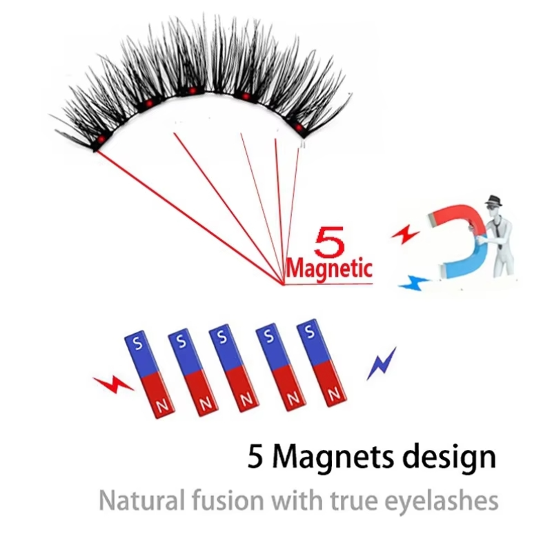 Magnetic False Lashes Manufacturer - OEM Natural Look Reusable Set