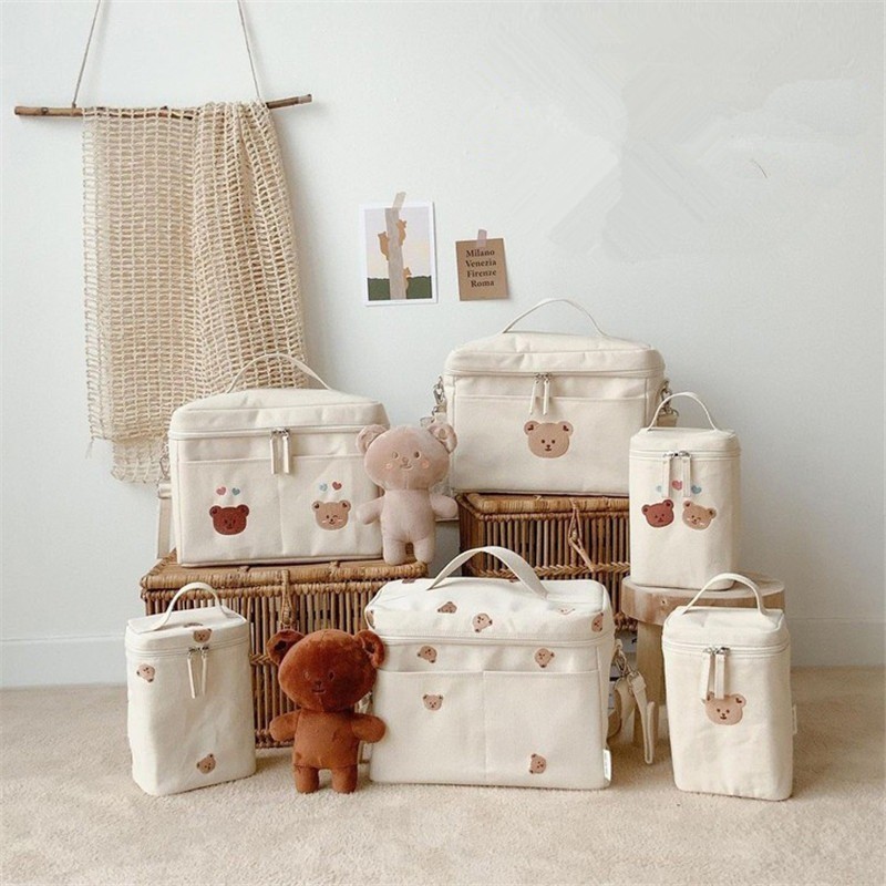 Stroller Storage Bag Supplier - OEM Large Capacity Bear Pattern