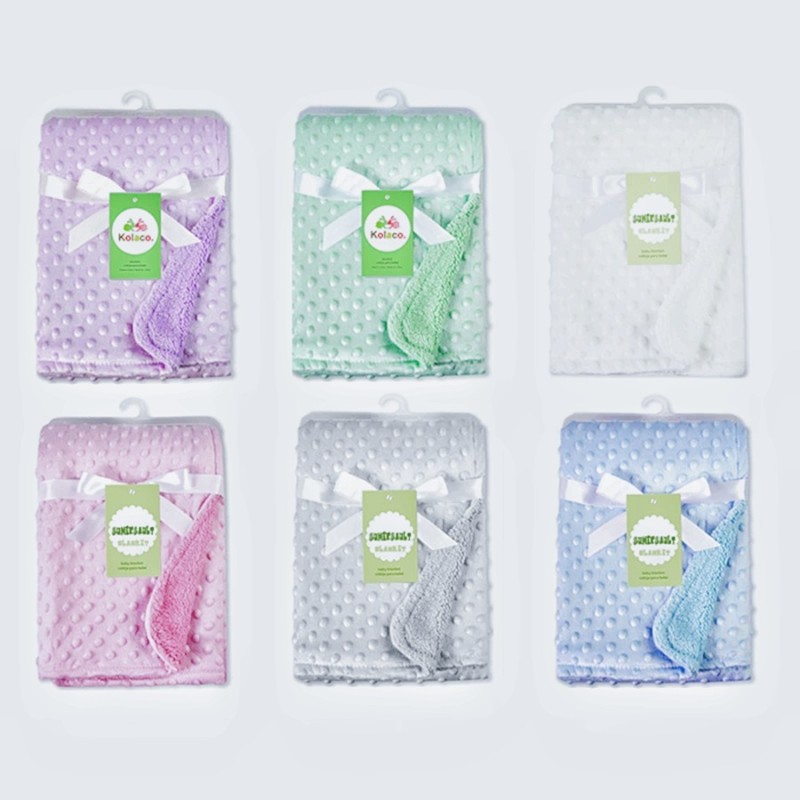 Baby Blanket Supplier - OEM Berber Fleece Plush Receiving Blanket