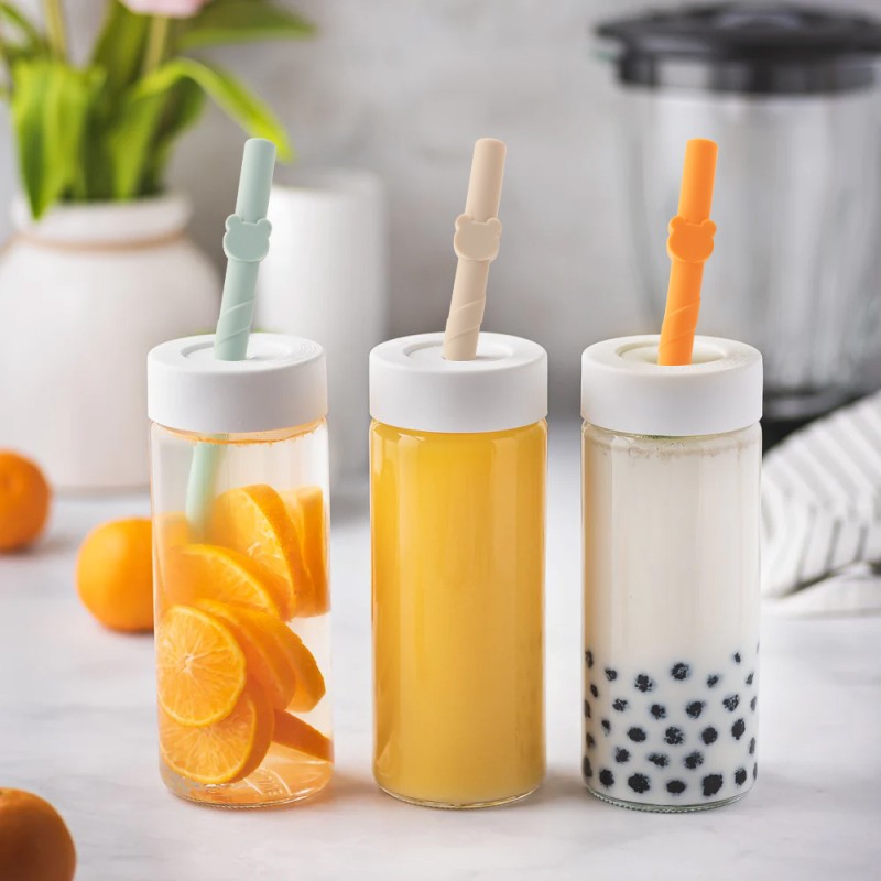 Portable Silicone Straws Supplier - OEM Eco Friendly BPA Free Reusable