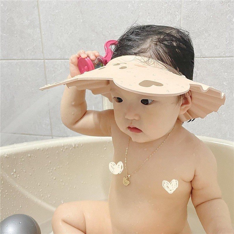 Baby Shower Cap Supplier - OEM Waterproof Bath Visor Silicone Hat