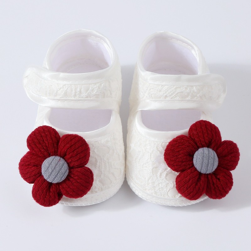 Baby Walking Shoes Manufacturer - OEM Anti Slip Flower Princess Shoes