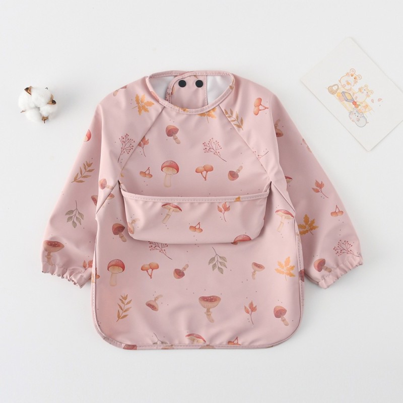 Baby Weaning Bib Supplier - OEM Waterproof Coverall Feeding Bib