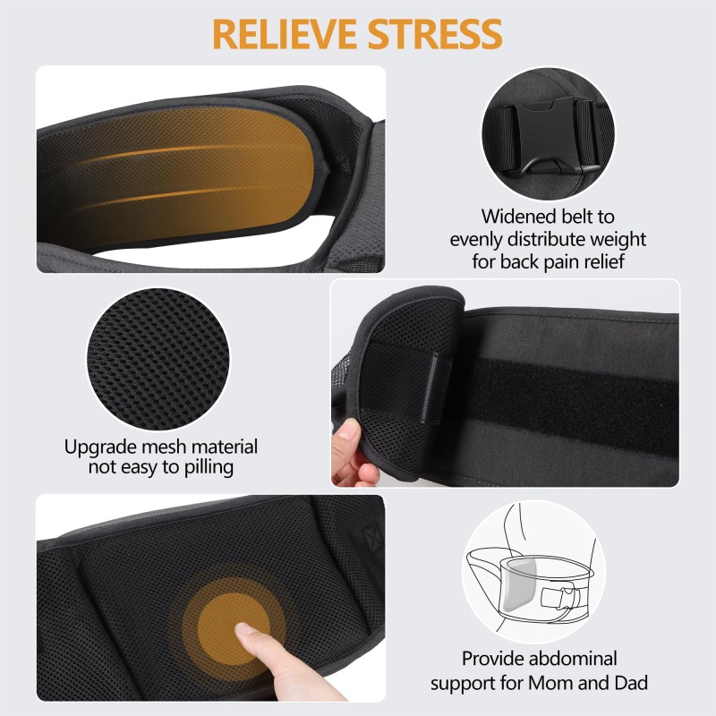 Baby Waist Stool Manufacturer - OEM Adjustable Strap Buckle Carrier