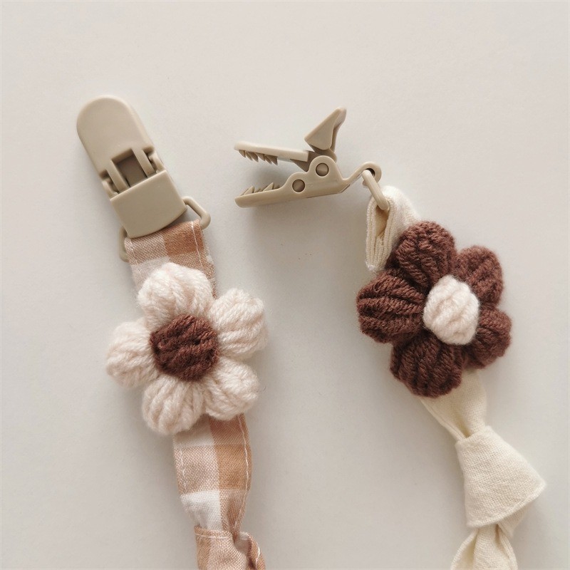 Baby Pacifier Rope Factory - OEM Flower Paci Clip Teething Gum