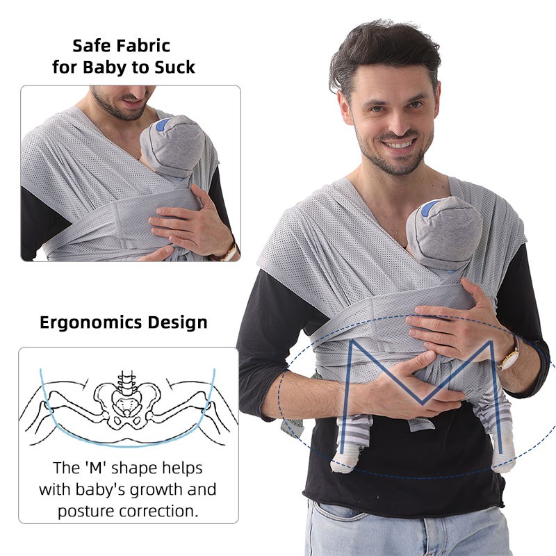 Multifunction Baby Carrier Manufacturer - OEM Portable Kangaroo Wrap
