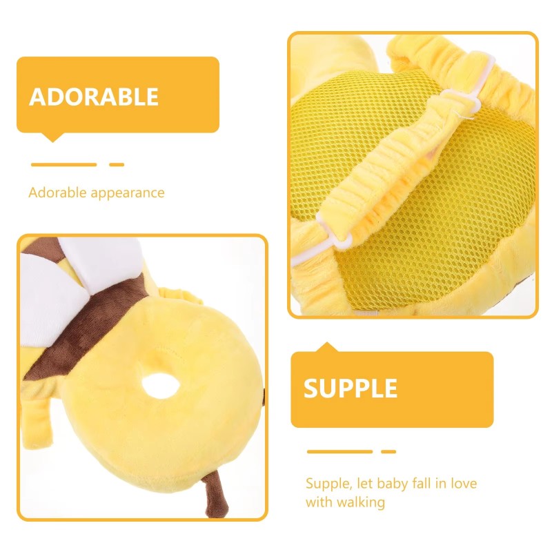 Bee Head Pillow Supplier - OEM Cartoon Anti Fall Protective Cushion