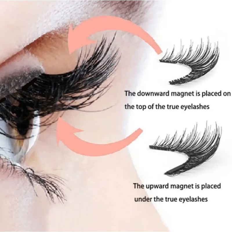 Magnetic False Lashes Manufacturer - OEM Natural Look Reusable Set