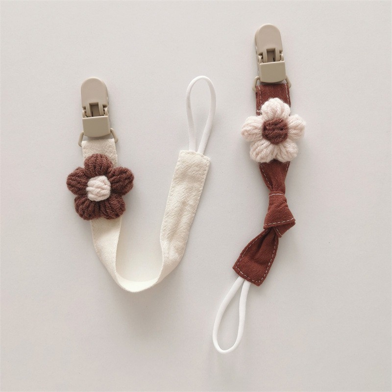 Baby Pacifier Rope Factory - OEM Flower Paci Clip Teething Gum