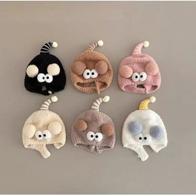 Baby Beanie Hat Factory - OEM Cute Bear Ear Flap Plush Lined