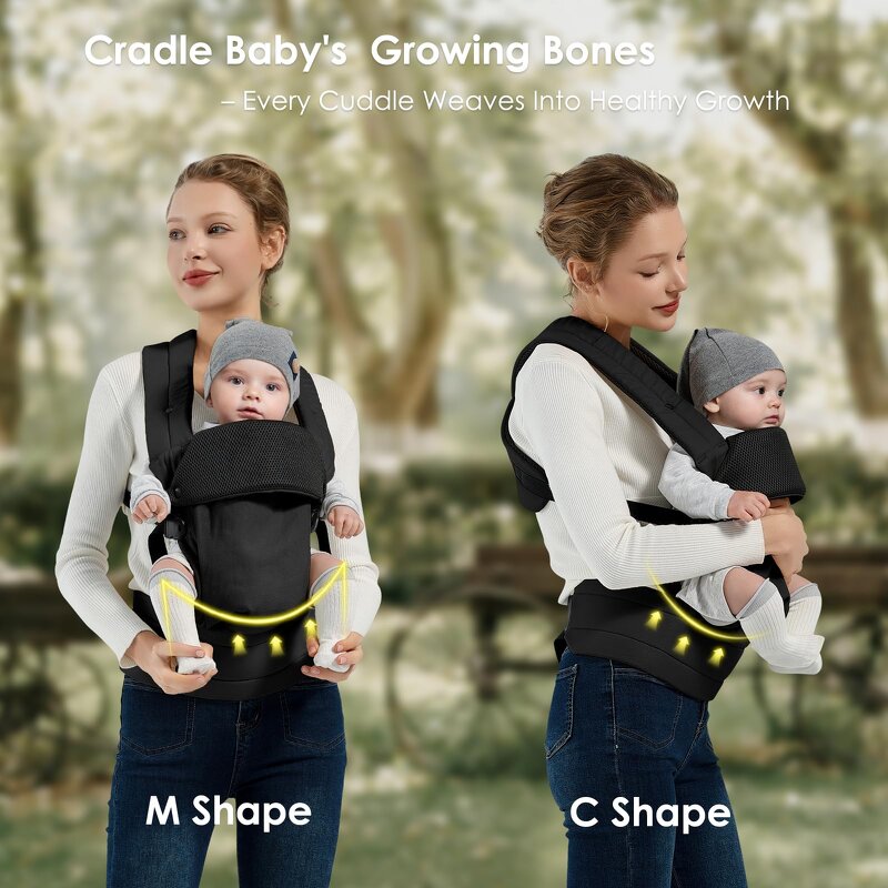 Ergonomic Baby Carrier Supplier - OEM Cozy Mesh Cross Wrap Carrier
