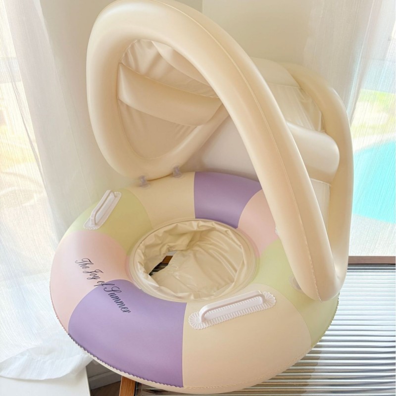 Baby Swimming Float Supplier - OEM Inflatable Sun Canopy Ring