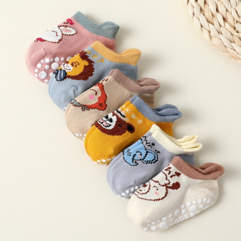 Baby Grip Socks Factory - Bulk Cartoon Floor Non Slip Ankle Socks