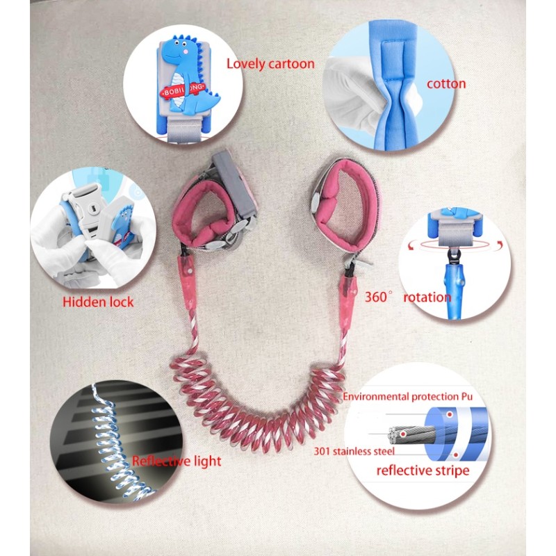 Anti Lost Wristband Manufacturer - OEM Upgraded Inductive Core Belt