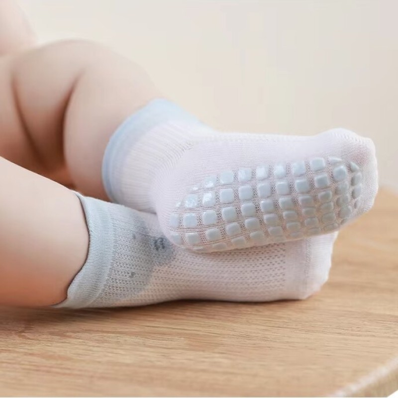 Baby Knee High Socks Manufacturer - Bulk Non Slip Cotton Crew Socks