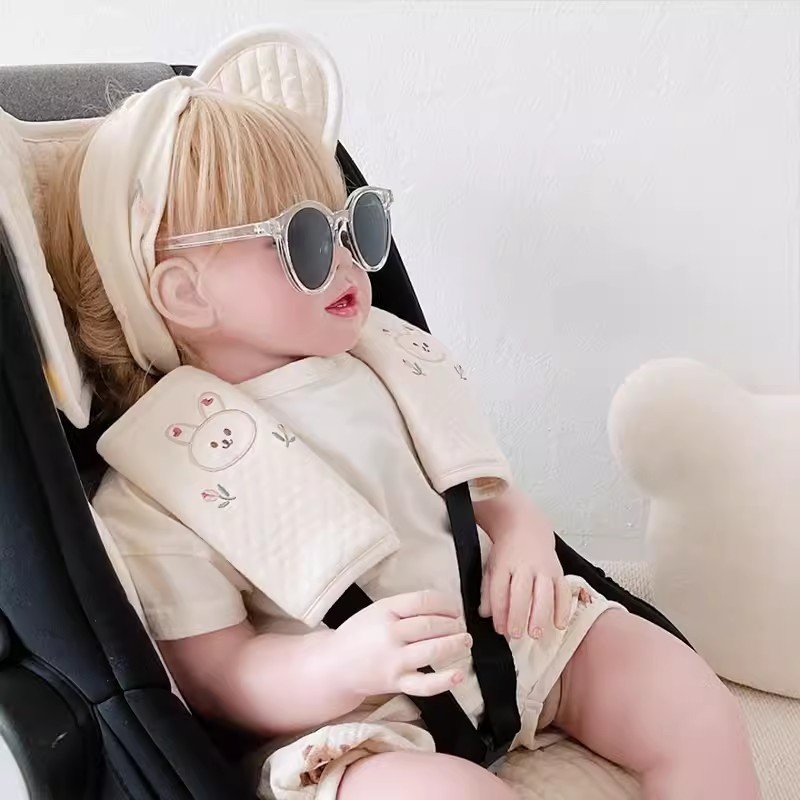 Baby Stroller Pad Manufacturer - OEM Cotton Seat Belt Cover Cushion