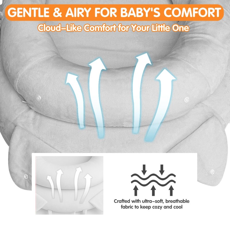 Baby Lounger Factory - OEM Foldable Memory Foam Mat Backpack