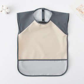 Drool Bibs Supplier - OEM Waterproof Dining Apron Pocket Design