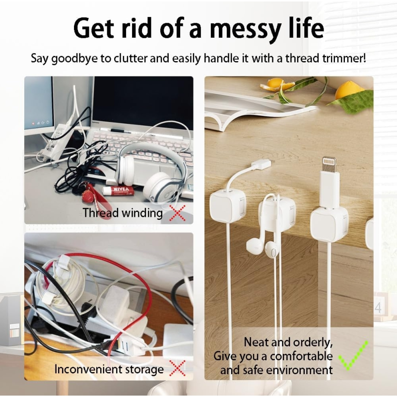 Charging Cable Keeper Manufacturer - OEM Adhesive Cable Management Holder