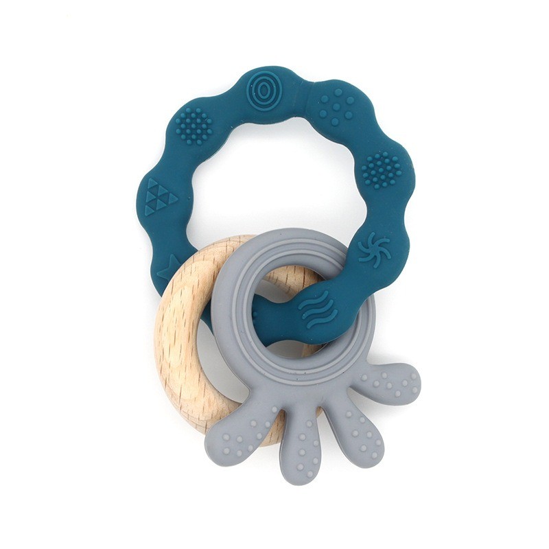 Baby Teething Toy Supplier - OEM Octopus Silicone Sensory Teether