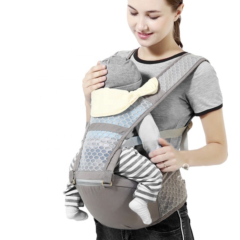 Water Tube Baby Carrier Factory - OEM Breathable Hipseat Adult Sling