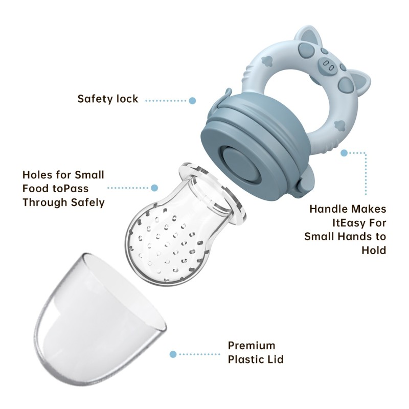 Baby Food Feeder Factory - OEM BPA Free Silicone Teething Toy