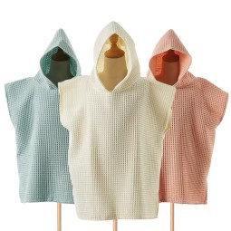 Baby Hooded Towel Supplier - OEM Waffle Weave Ultra Absorbent Robe