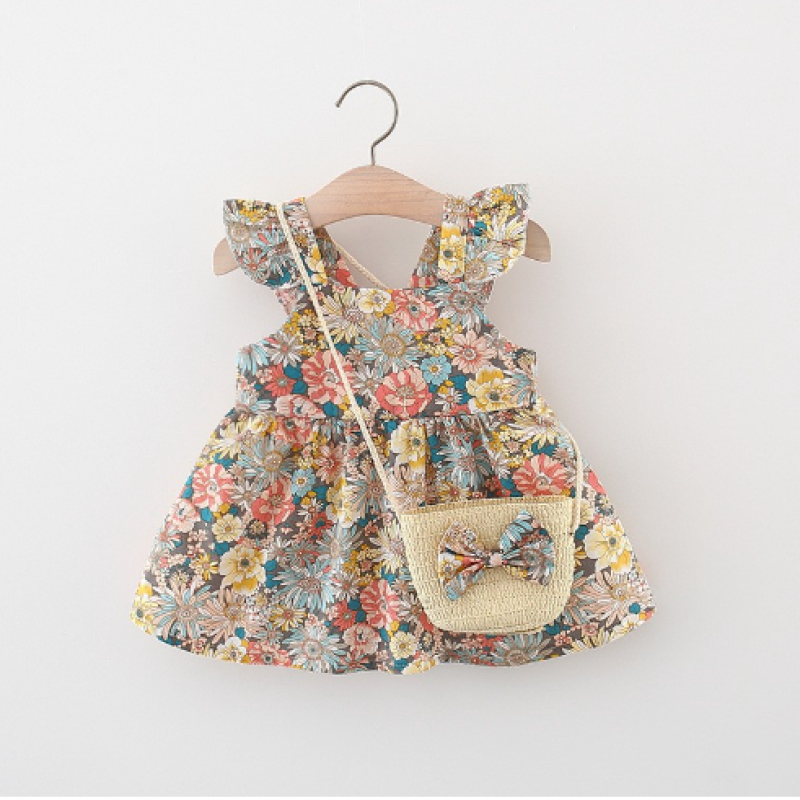 Girls Dress Factory - Summer Full-body Printed