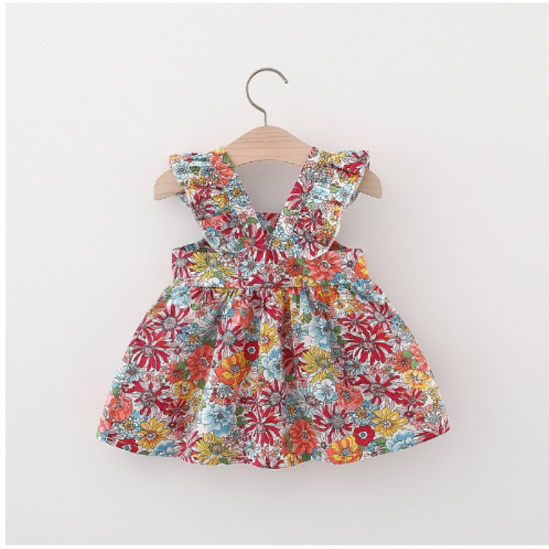 Girls Dress Factory - Summer Full-body Printed