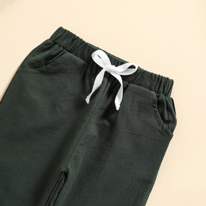 Baby Set Supplier - Autumn Solid Cotton Linen