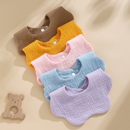 Baby Bibs Factory - Solid Color Baby Bibs Muslin