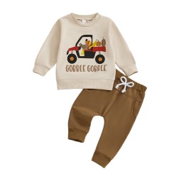 Thanksgiving Outfit Factory - Toddler Baby Boy