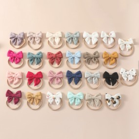 Hair Bow Clips Supplier - Muslin Baby Girls Hair