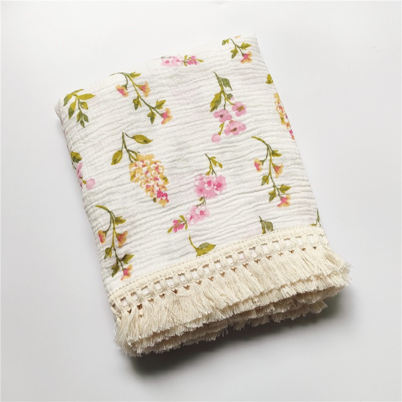 Baby Blanket Supplier - Boho Leopard Floral