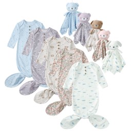 Baby Gown Set Supplier - Newborn Baby Knotted
