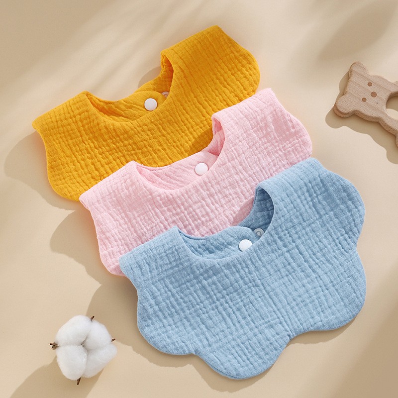 Baby Bibs Factory - Solid Color Baby Bibs Muslin